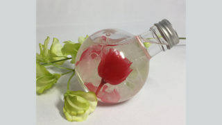 ミニラウンドボトム [ローズ・ピンク] ～プレゼントに最適　癒しのお花～「ハーバリウムフラワー」