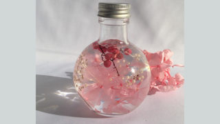 ミニラウンドボトム [ピンク] ～プレゼントに最適　癒しのお花～「ハーバリウムフラワー」