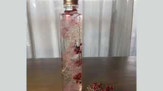 トールボトル [ピンク] ～プレゼントに最適　癒しのお花～「ハーバリウムフラワー」